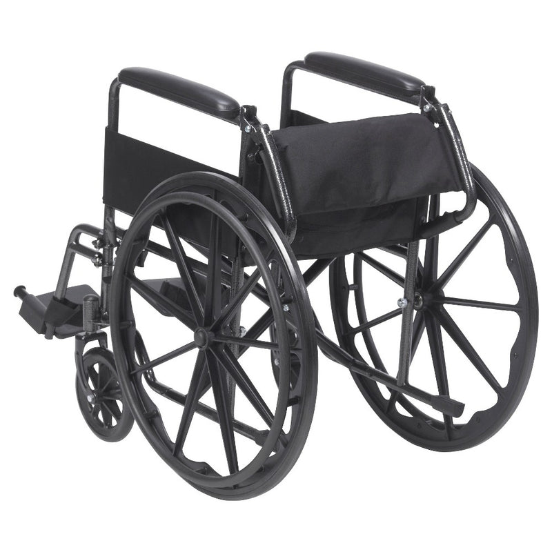 Drive Medical Silver Sport 1 Wheelchair with Full Arms and Swing away Removable Footrest (LOCAL PICKUP ONLY)