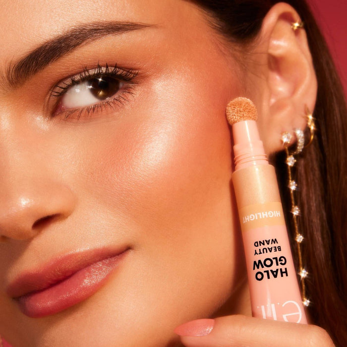 e.l.f. Halo Glow Highlighter Beauty Wand - Rose Quartz - 0.33 fl oz