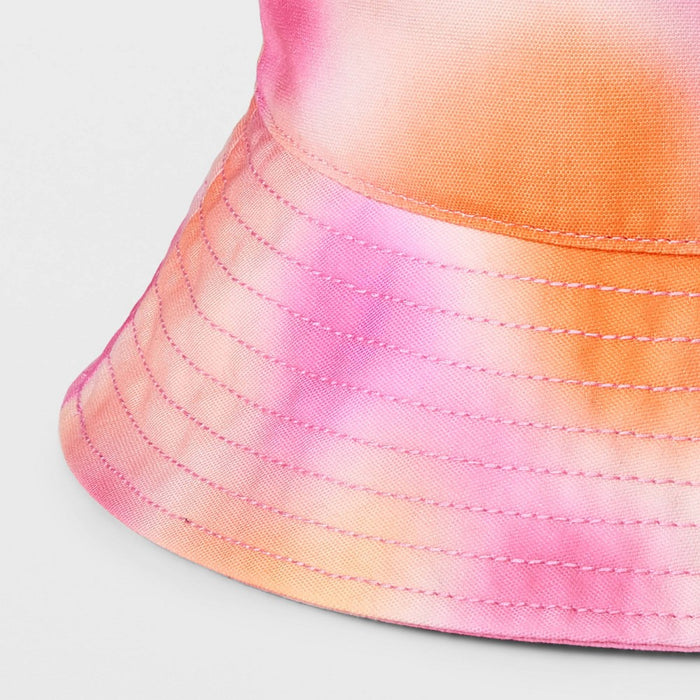 Girls' Tie Dye Bucket Hat - Cat & Jack Pink/Orange