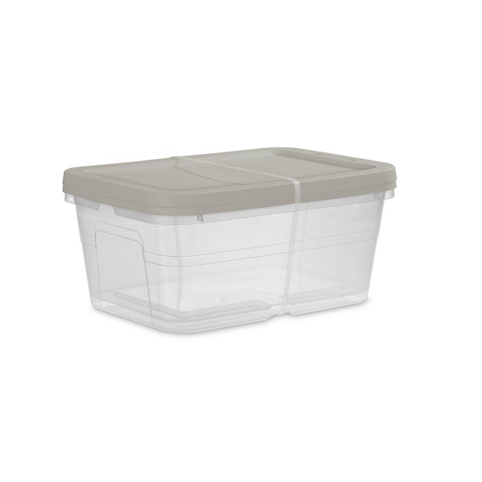 16qt 2pk Storage Tubs Gray - Room Essentials