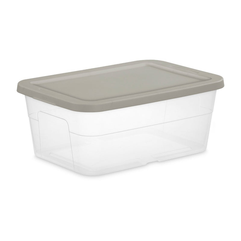 16qt 2pk Storage Tubs Gray - Room Essentials