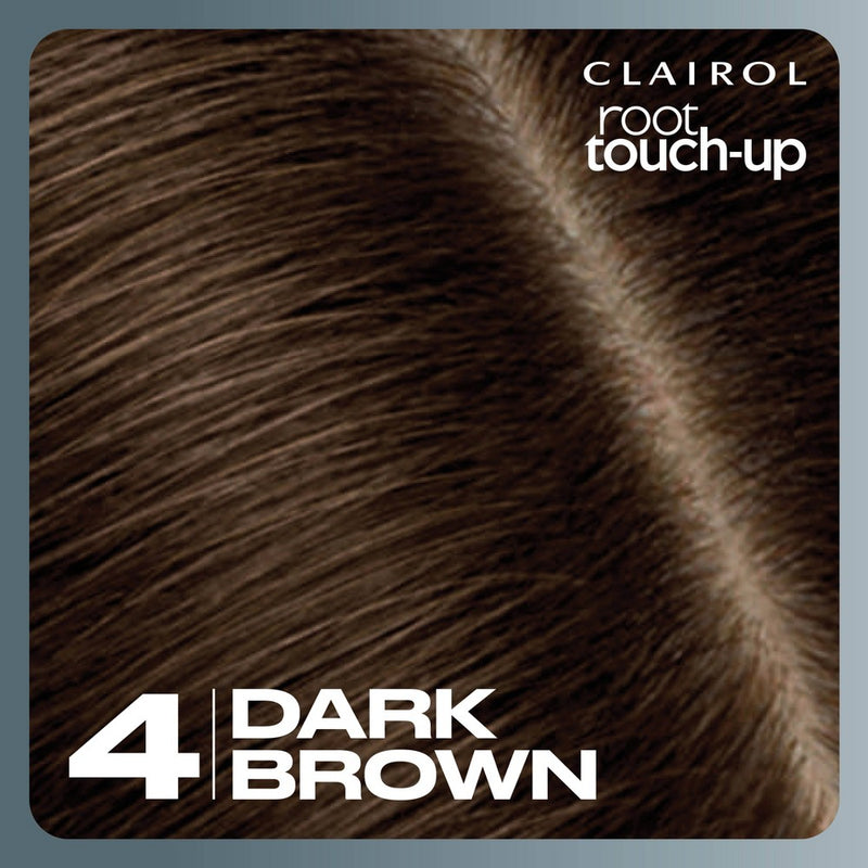 Clairol Root Touch-Up Permanent Hair Color - 4 Dark Brown - 1 kit