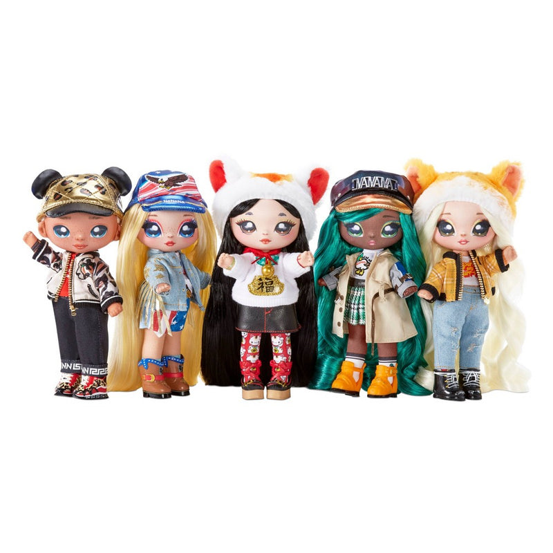 Na! Na! Na! Surprise Glam Series 2 Erika Featherton 2-in-1 7.5" Fashion Doll and Purse