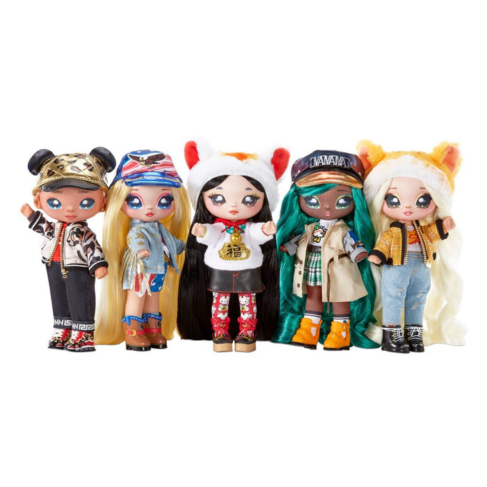 Na! Na! Na! Surprise Glam Series 2 Erika Featherton 2-in-1 7.5" Fashion Doll and Purse