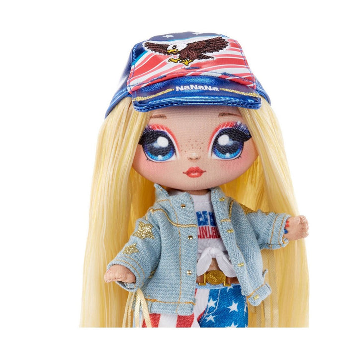 Na! Na! Na! Surprise Glam Series 2 Erika Featherton 2-in-1 7.5" Fashion Doll and Purse