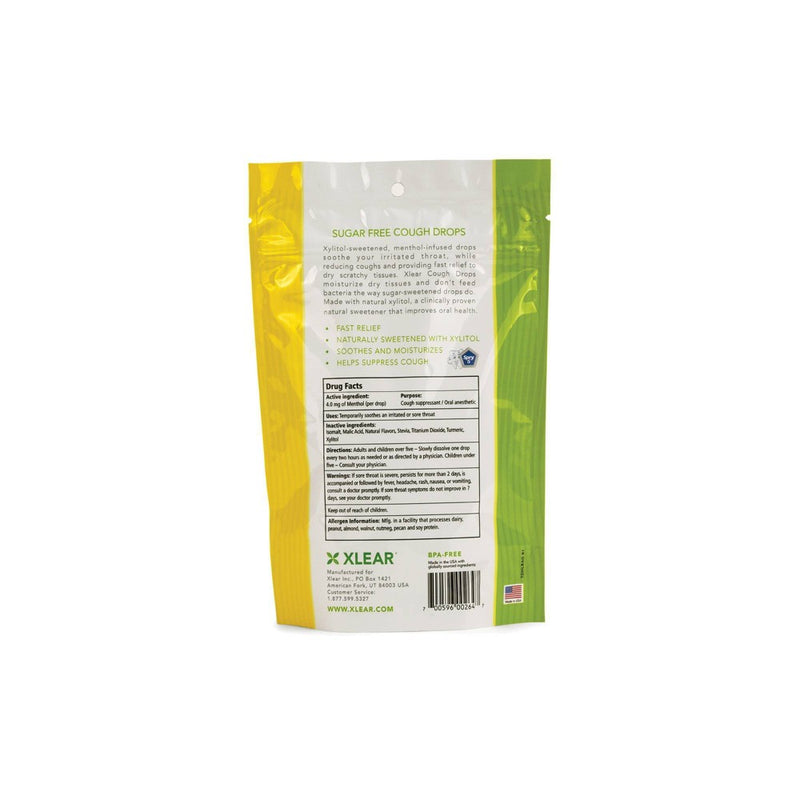 Xlear Honey Lemon Cough Drops - 4.32 fl oz