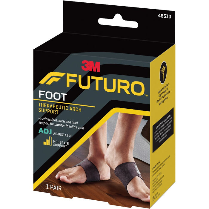 FUTURO Therapeutic Arch Support, Adjustable Plantar Fasciitis Foot Support - 2pk