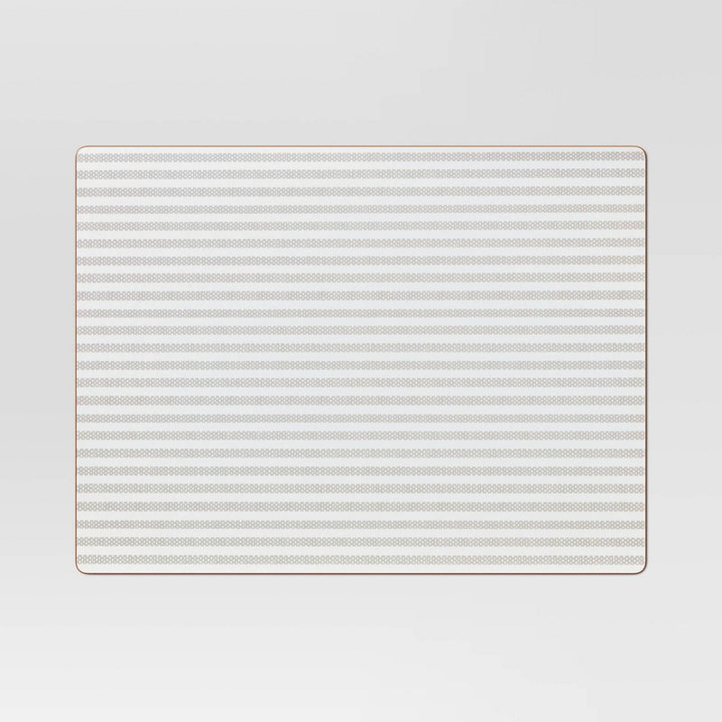 Cork Striped Placemat White - Threshold