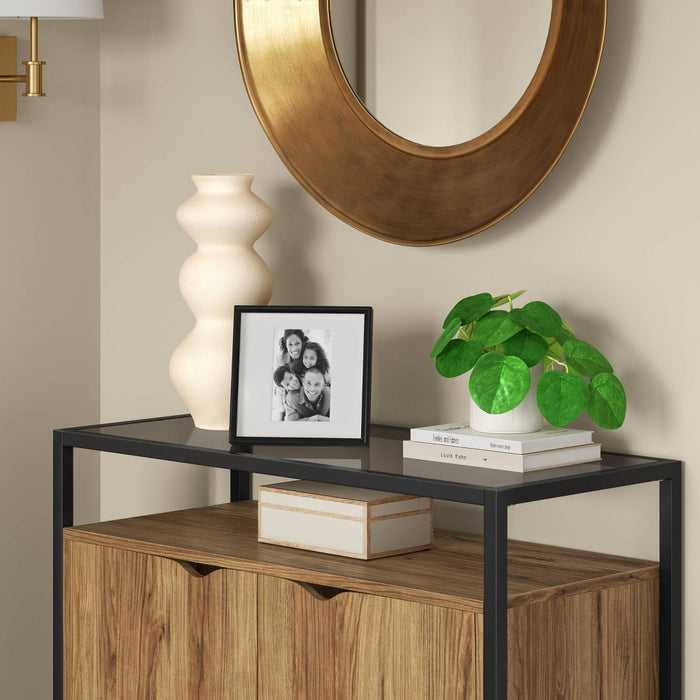 4"x6" Deep Profile Metal Table Frame Black - Threshold