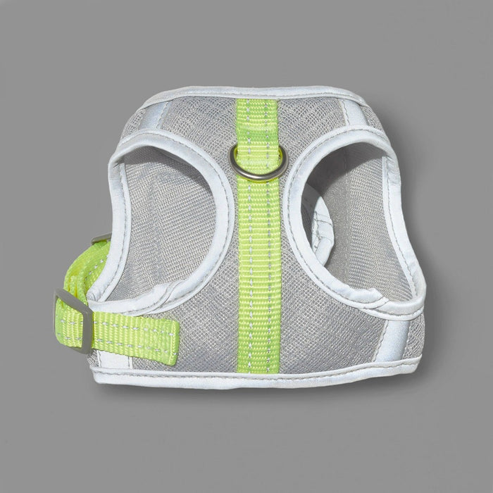 Reflective Basic Mesh Dog Harness - XS - Gray - Boots & Barkley