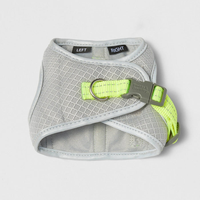 Reflective Basic Mesh Dog Harness - XS - Gray - Boots & Barkley