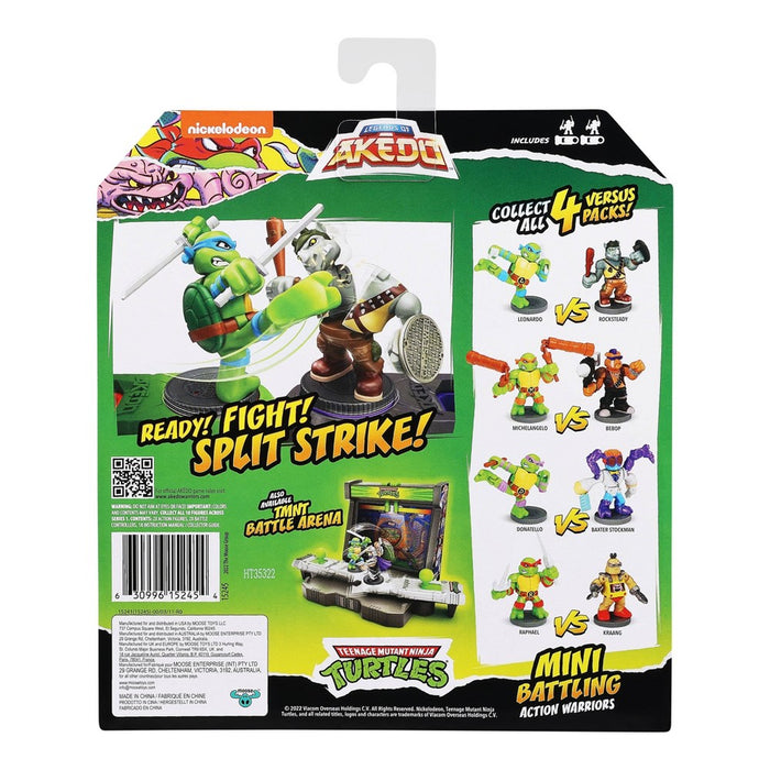Akedo Teenage Mutant Ninja Turtles Raphael vs Kraang Mini Figure Set - 2pk