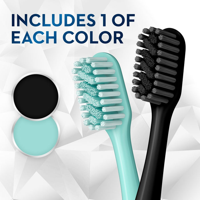 Oral-B Brilliance Whitening Toothbrush - Black - 2ct