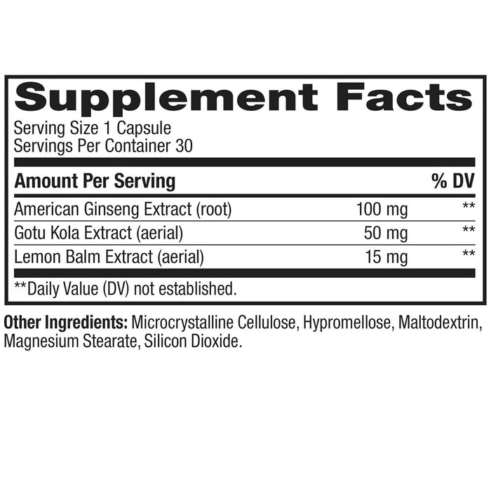 OLLY Plant Powered Focus Adaptogens Capsules - 30ct