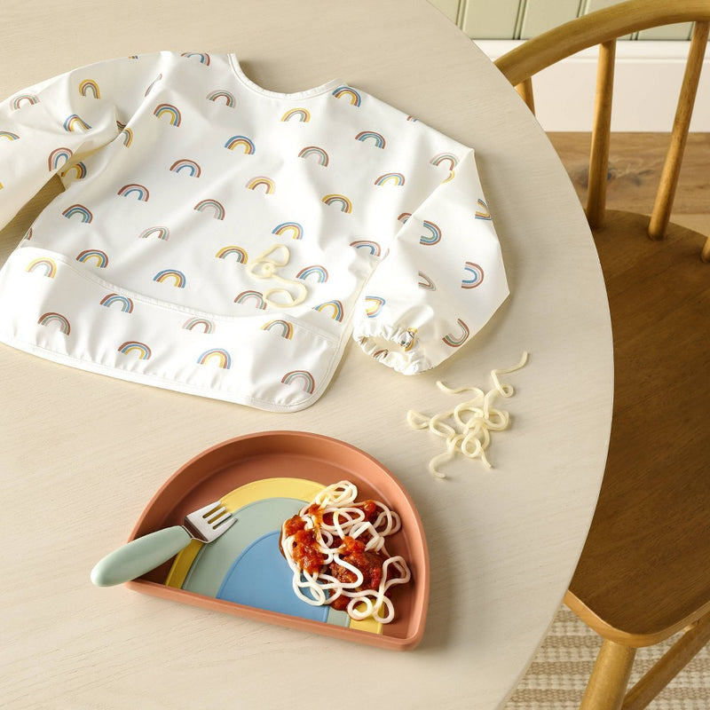 Long Sleeve Bib - Rainbow - Cloud Island