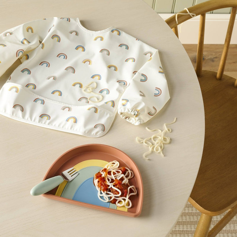 Long Sleeve Bib - Rainbow - Cloud Island