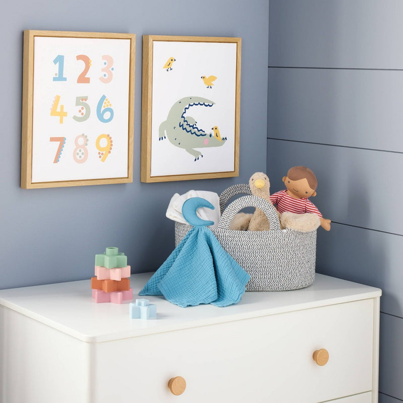 Security Blanket - Blue Muslin - S - Cloud Island