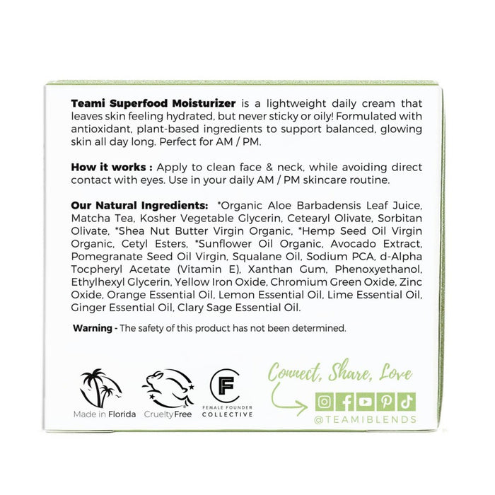 Teami Superfood Moisturizer - 1.7oz