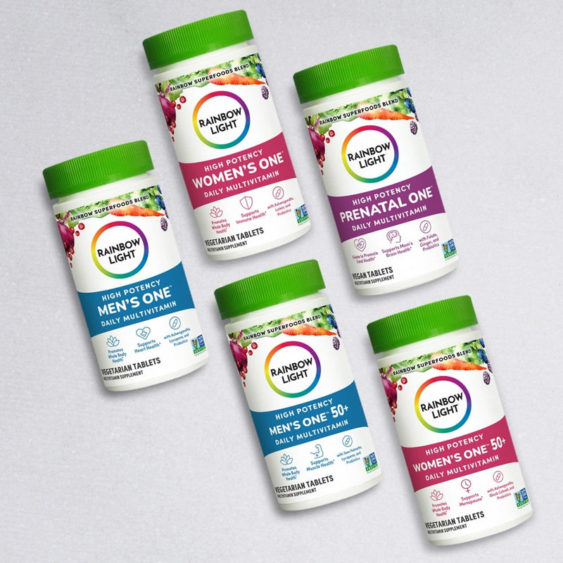 Rainbow Light Prenatal Daily Duo Multivitamin Dietary Supplement Tablets and Softgels - 60ct