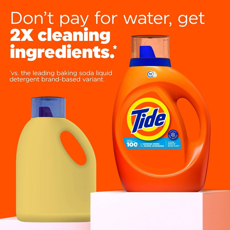Tide Clean Breeze High Efficiency Liquid Laundry Detergent - 149 fl oz