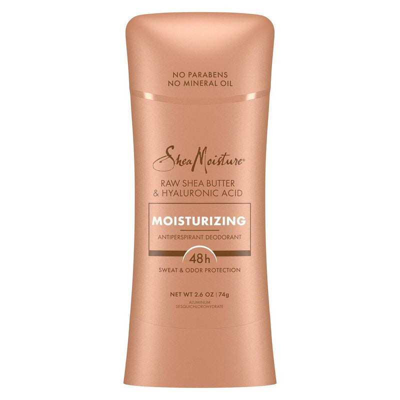 SheaMoisture Moisturizing Antiperspirant Deodorant Stick with Raw Shea Butter & Hyaluronic Acid - 2.6oz