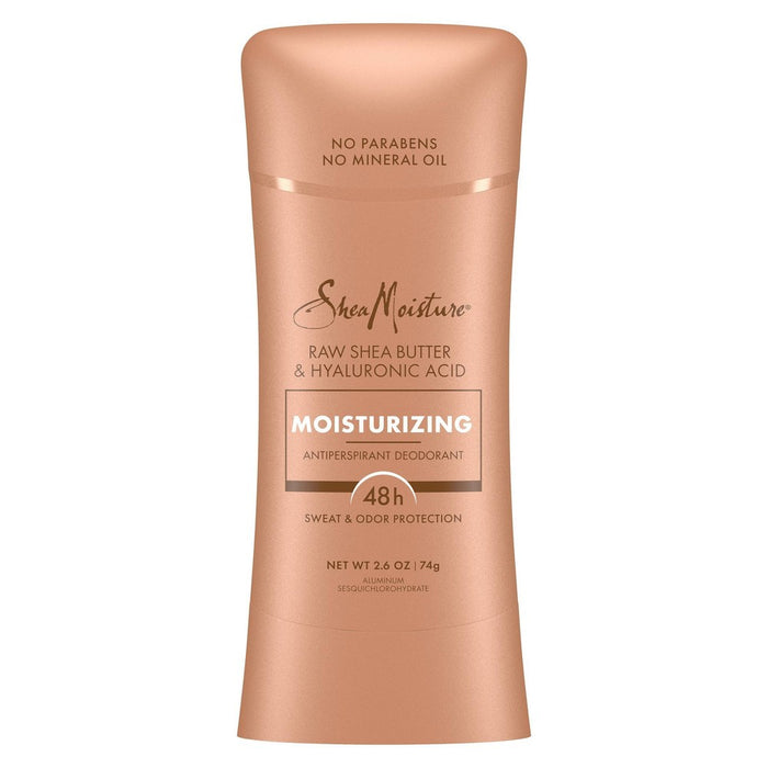 SheaMoisture Moisturizing Antiperspirant Deodorant Stick with Raw Shea Butter & Hyaluronic Acid - 2.6oz