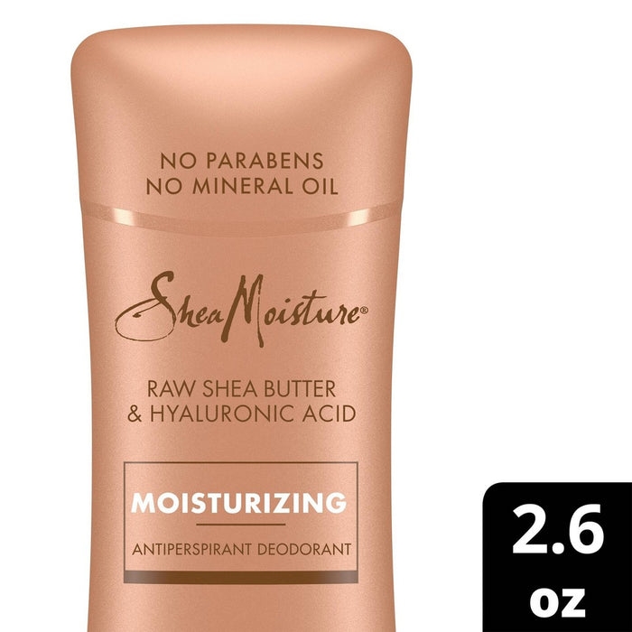 SheaMoisture Moisturizing Antiperspirant Deodorant Stick with Raw Shea Butter & Hyaluronic Acid - 2.6oz