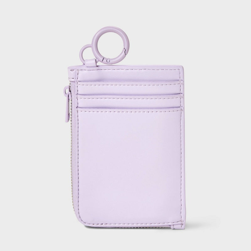 L-Zip Card Case - A New Day Purple