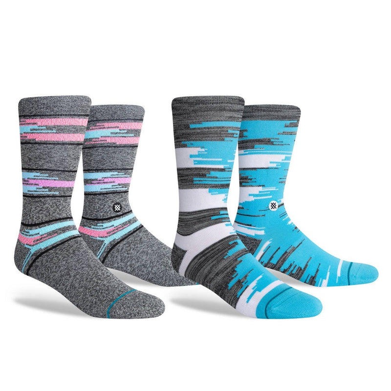 STANCE x WADE 2pk Search Crew Socks L