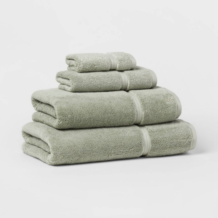 Spa Plush Washcloth Light Mint - Threshold