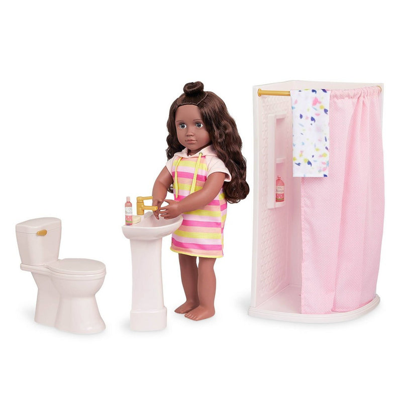 Our Generation Sweet Bathroom Accessory Set for 18" Dolls