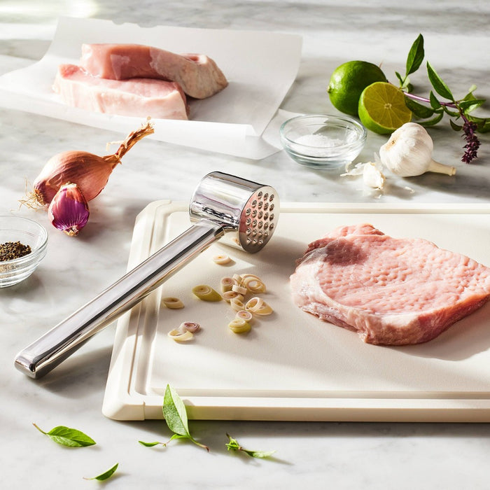 Stainless Steel Meat Tenderizer Silver - Figmint