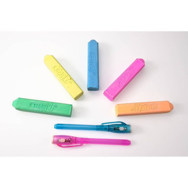 Chuckle & Roar Glow Chawk! Sidewalk Chalk - 5ct