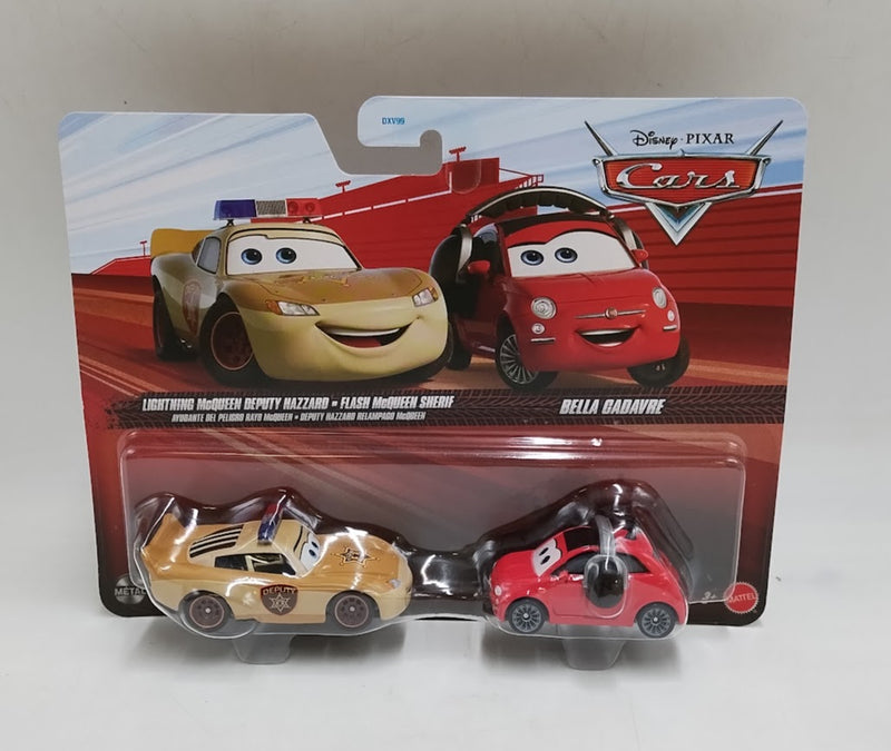 Disney Pixar Cars Lightning McQueen Deputy Hazzard and Bella Cadavre
