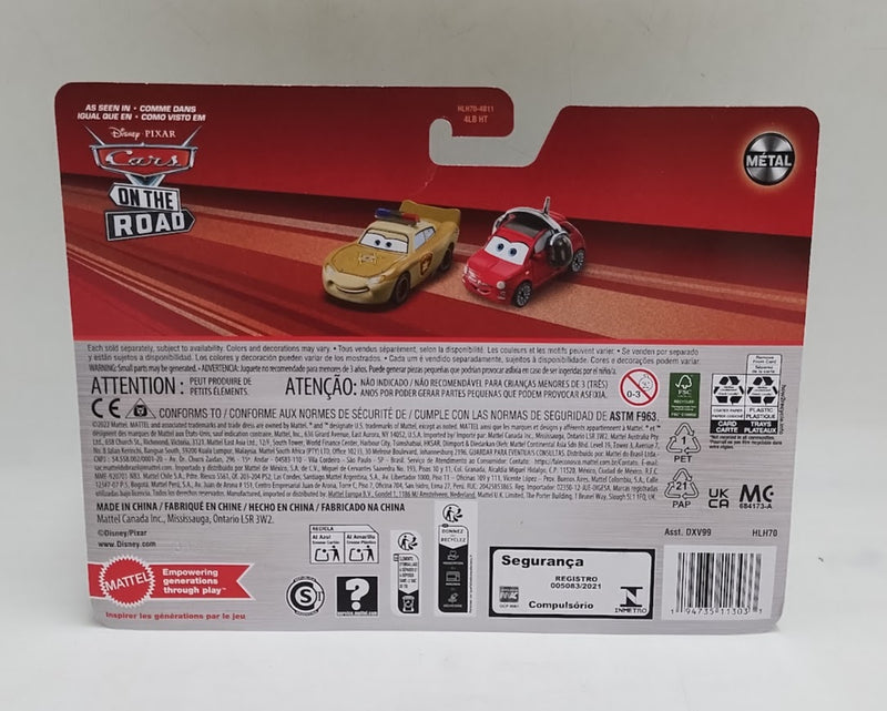 Disney Pixar Cars Lightning McQueen Deputy Hazzard and Bella Cadavre