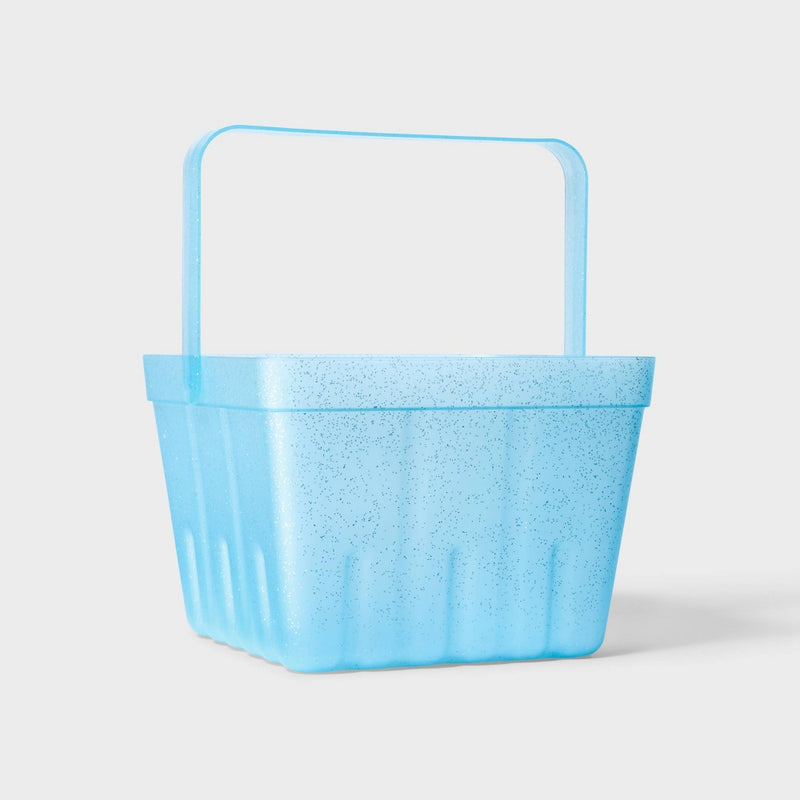 Easter Plastic Berry Basket Blue - Spritz