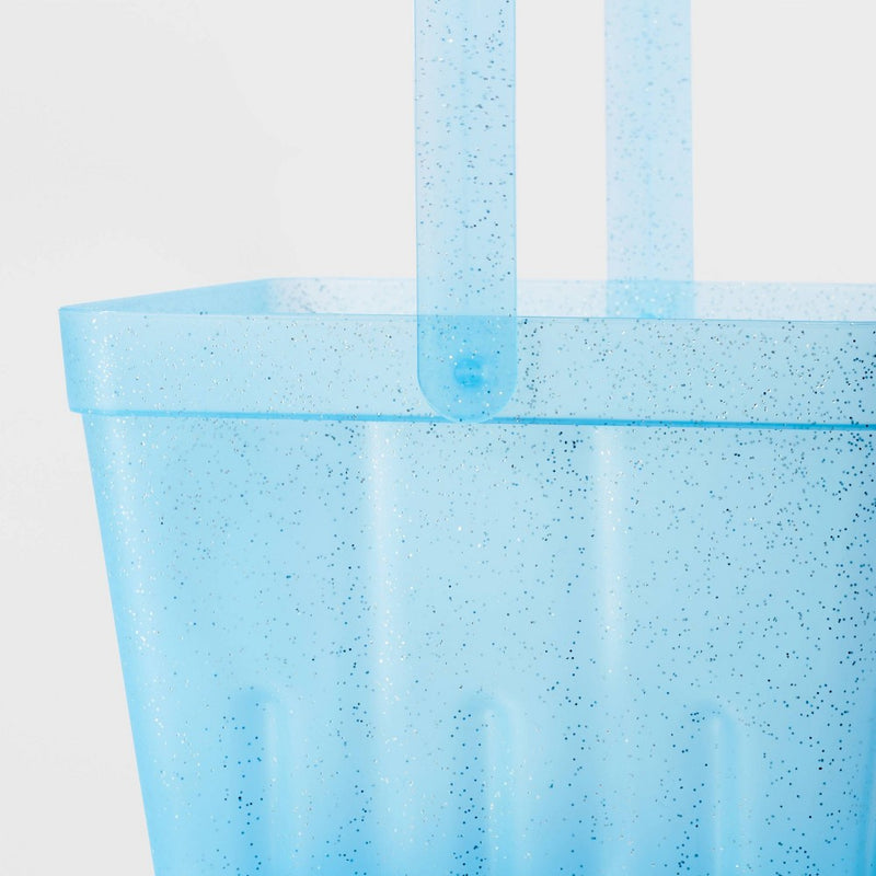 Easter Plastic Berry Basket Blue - Spritz