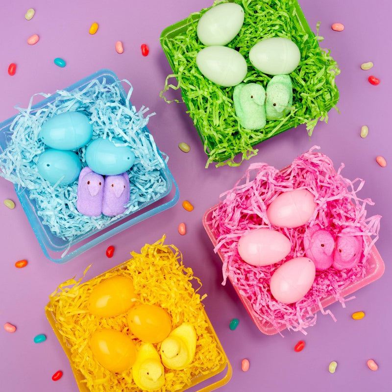 Easter Plastic Berry Basket Blue - Spritz
