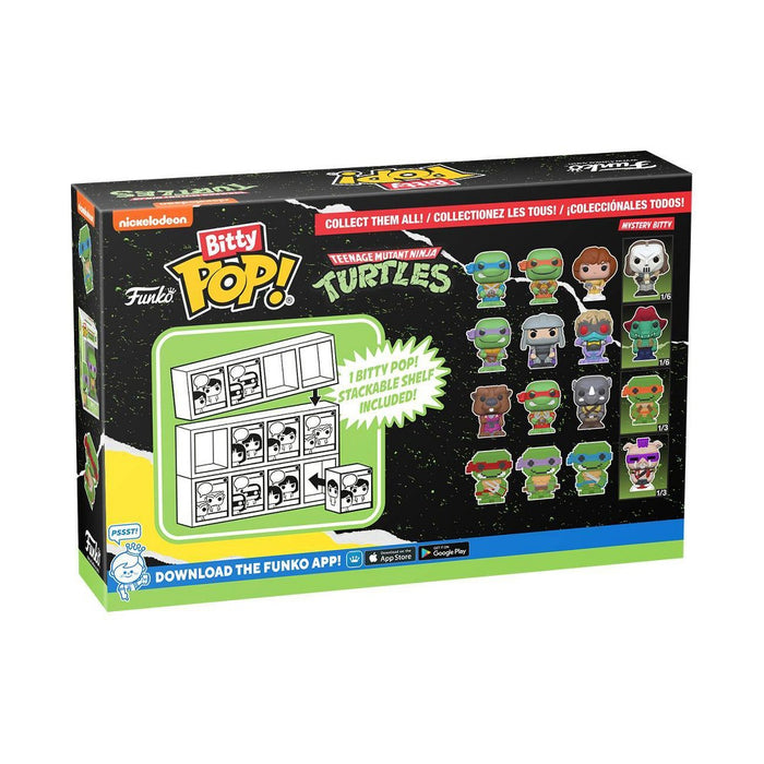Funko Bitty POP! TNMT Donatello/Shredder /Baxter Stockman/Mystery Figure Set- 4pk