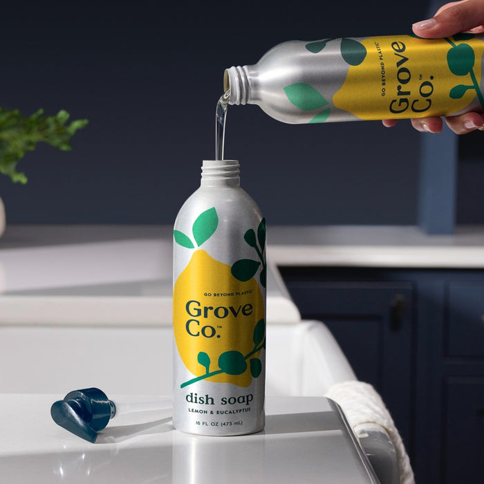 Grove Co. Lemon & Eucalyptus Dish Soap - 16 fl oz