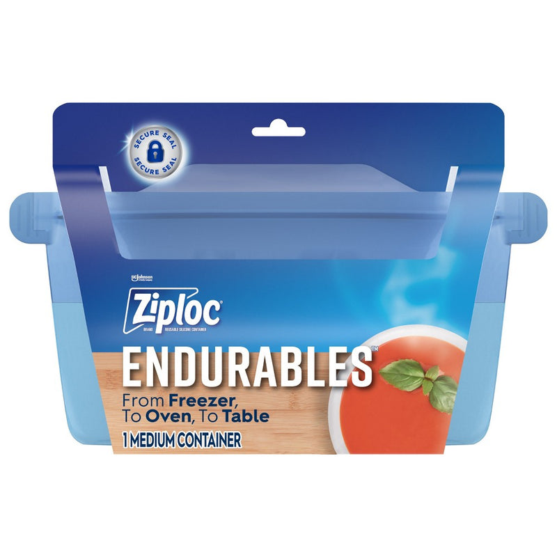 Ziploc Endurables Reusable Silicone Food Storage Container - Medium - 32 fl oz