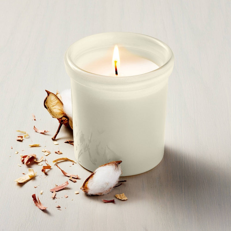Colored Glass Canvas Jar Candle Beige 6oz - Hearth & Hand with Magnolia
