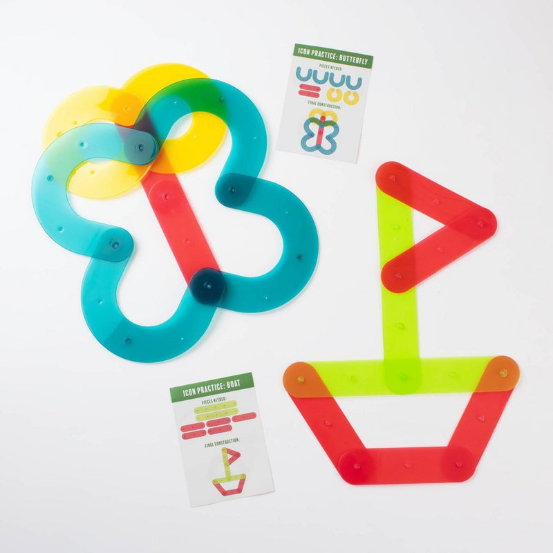 Shapes Letter Connecters Reading & Writing Kit - Bullseye's Playground