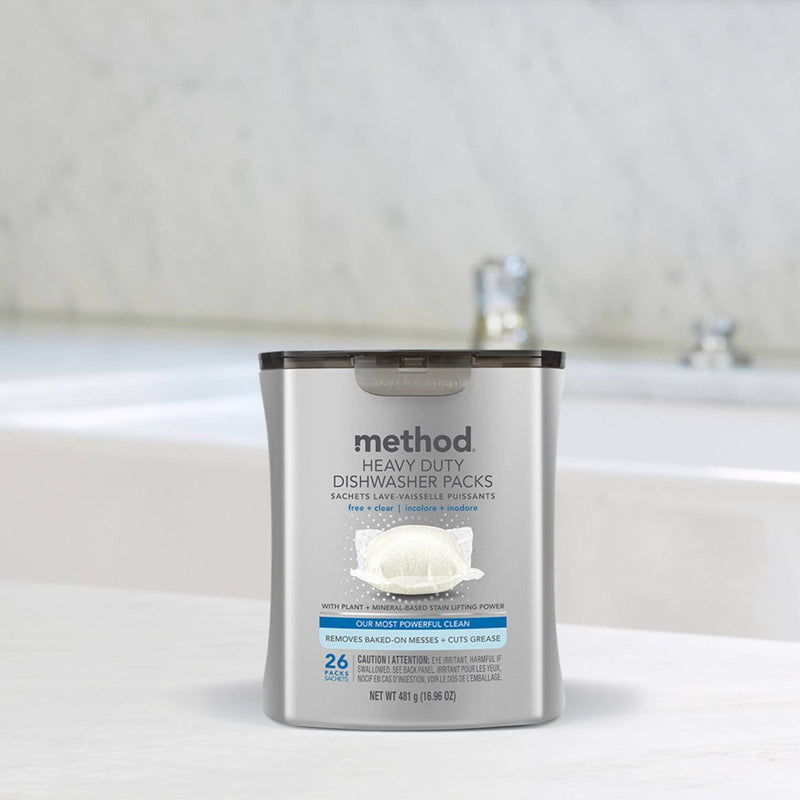 Method Auto Dish Heavy Duty Dishwasher Packs - 16.96oz/26ct