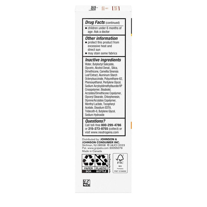 Neutrogena Clear Face Sunscreen Serum with Green Tea - SPF 60+ - 1.7 fl oz