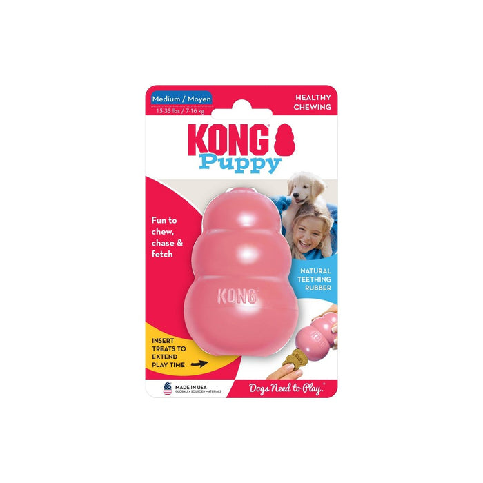 KONG Puppy Dog Toy - Pink - M