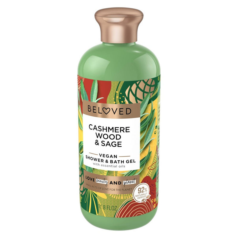 Beloved Cashmere Wood and Sage Shower and Bath Gel - 11.8 fl oz