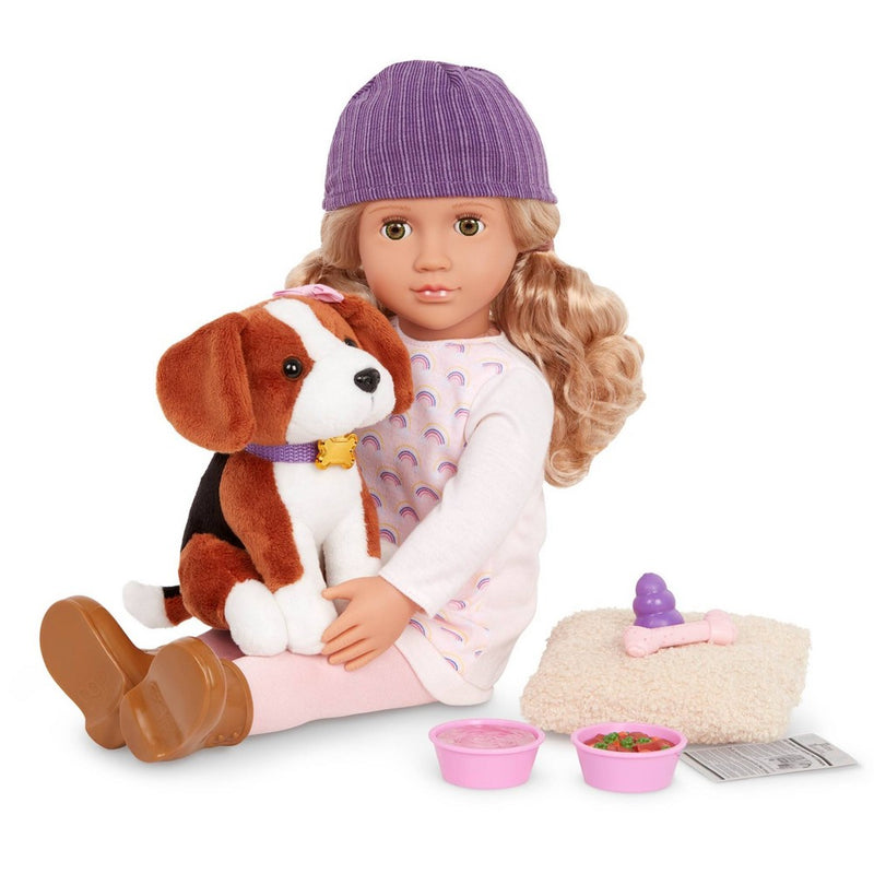 Our Generation Ember & Elsie 18" Doll & Pet Set