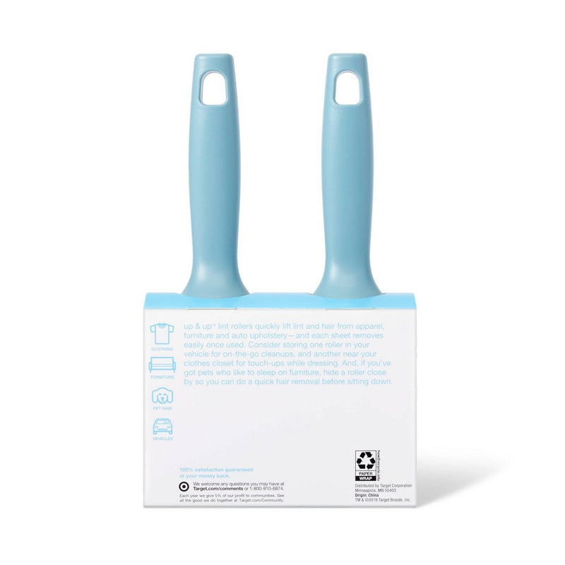Super Stick Lint Roller Set - 2ct - up & up