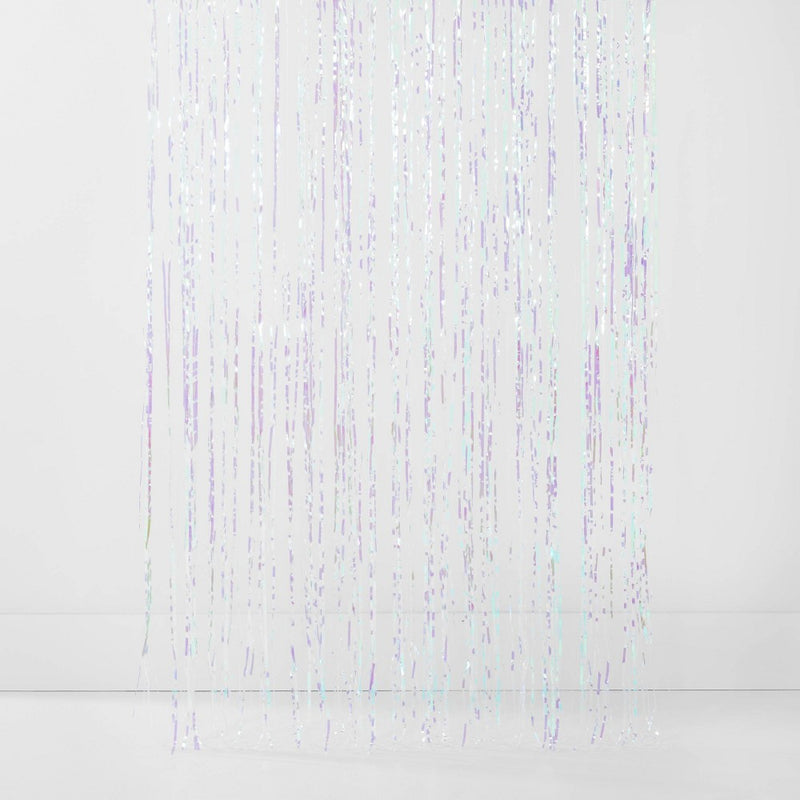 8'x3' Holographic Fringe Backdrop Party Banner - Spritz